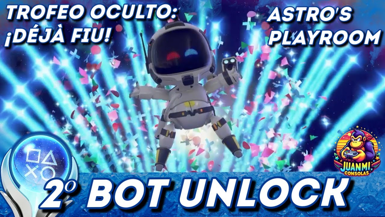 Astro's Playroom: TROFEO ¡Déjà Fiu! SEGUNDO BOT DLC🏆 en ESPAÑOL