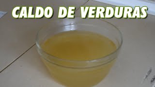 CALDO o FONDO de VERDURAS