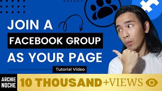 Paano Sumali sa Facebook Group Gamit ang Facebook Page -  How to join groups as your business page