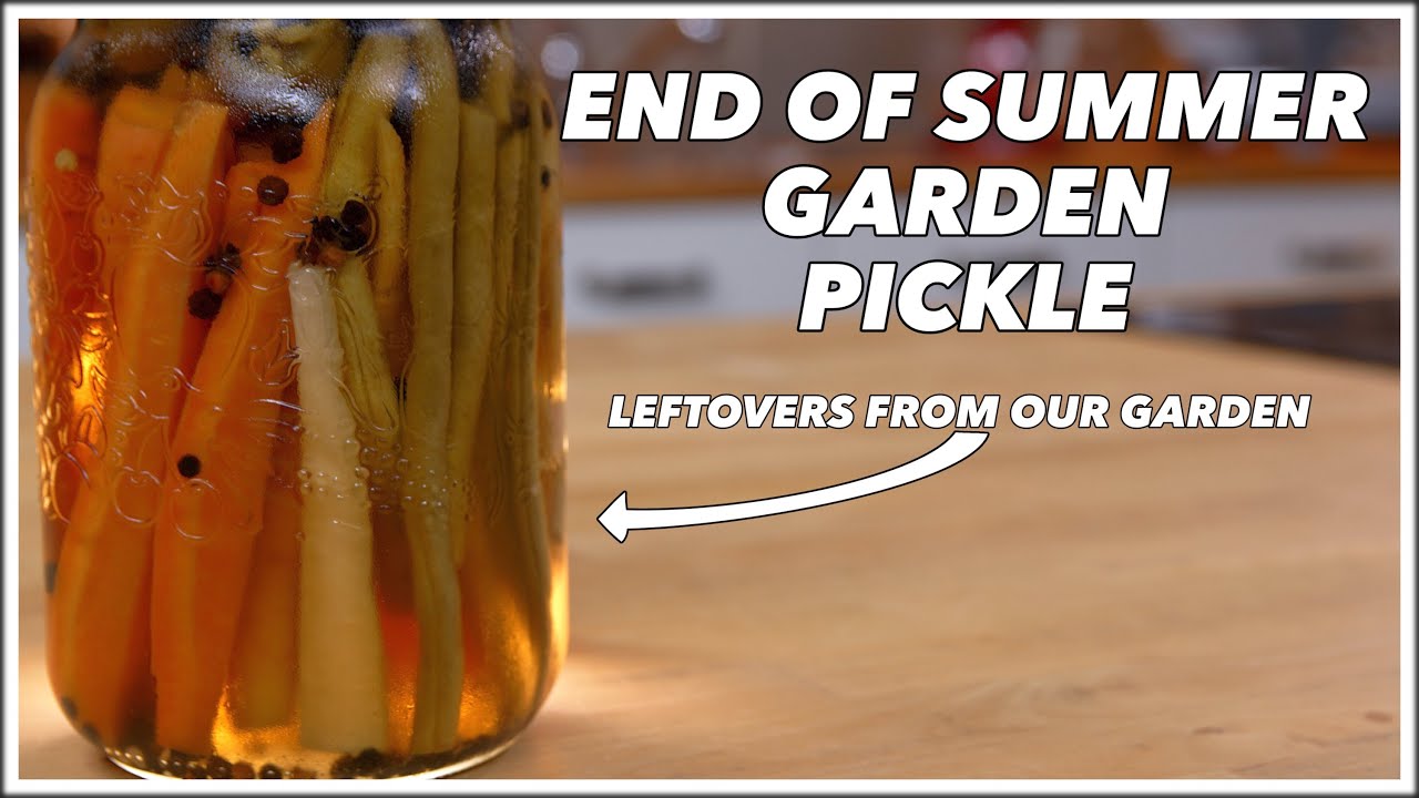 End Of Summer Quick Garden Pickle Recipe - Glen And Friends Cooking