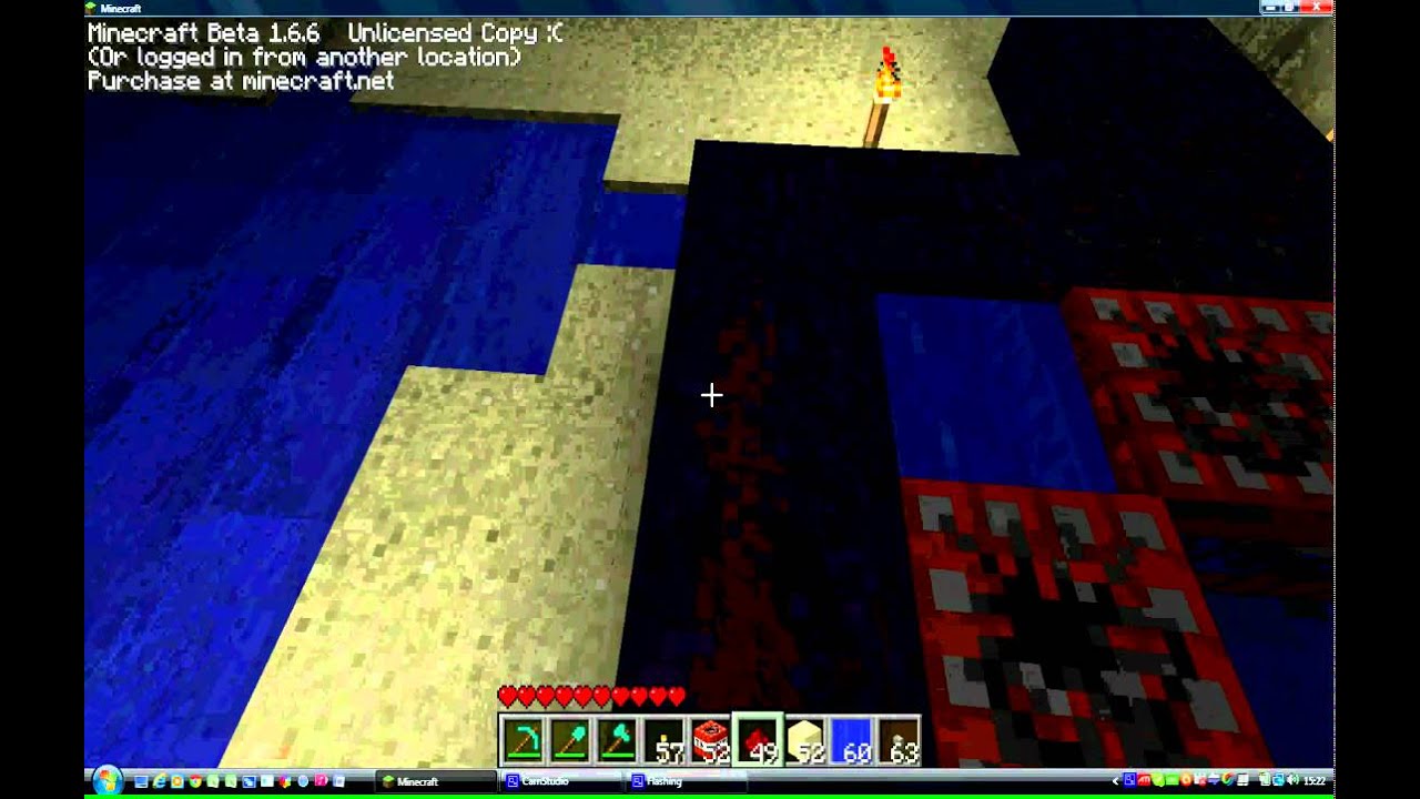 [Minecraft]Comment faire un saut qui tue ??-TutoFR - YouTube