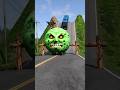 City Buses vs Log trap - BeamNG.drive #shorts #beamngdrive #beamng