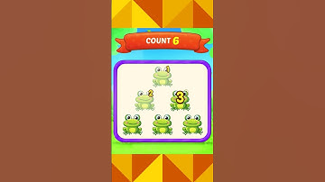 Count & Tracing - 123 Numbers | Learn to Count number 6 #ytshorts #shorts