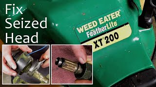 Fixing Trimmer Head Seizure On A Weed Eater FeatherLite