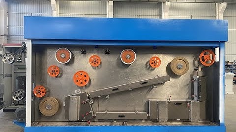 Copper Wire Drawing Machine with Annealer for 0.8-2.8mm soft wire Model: 17DC+350T