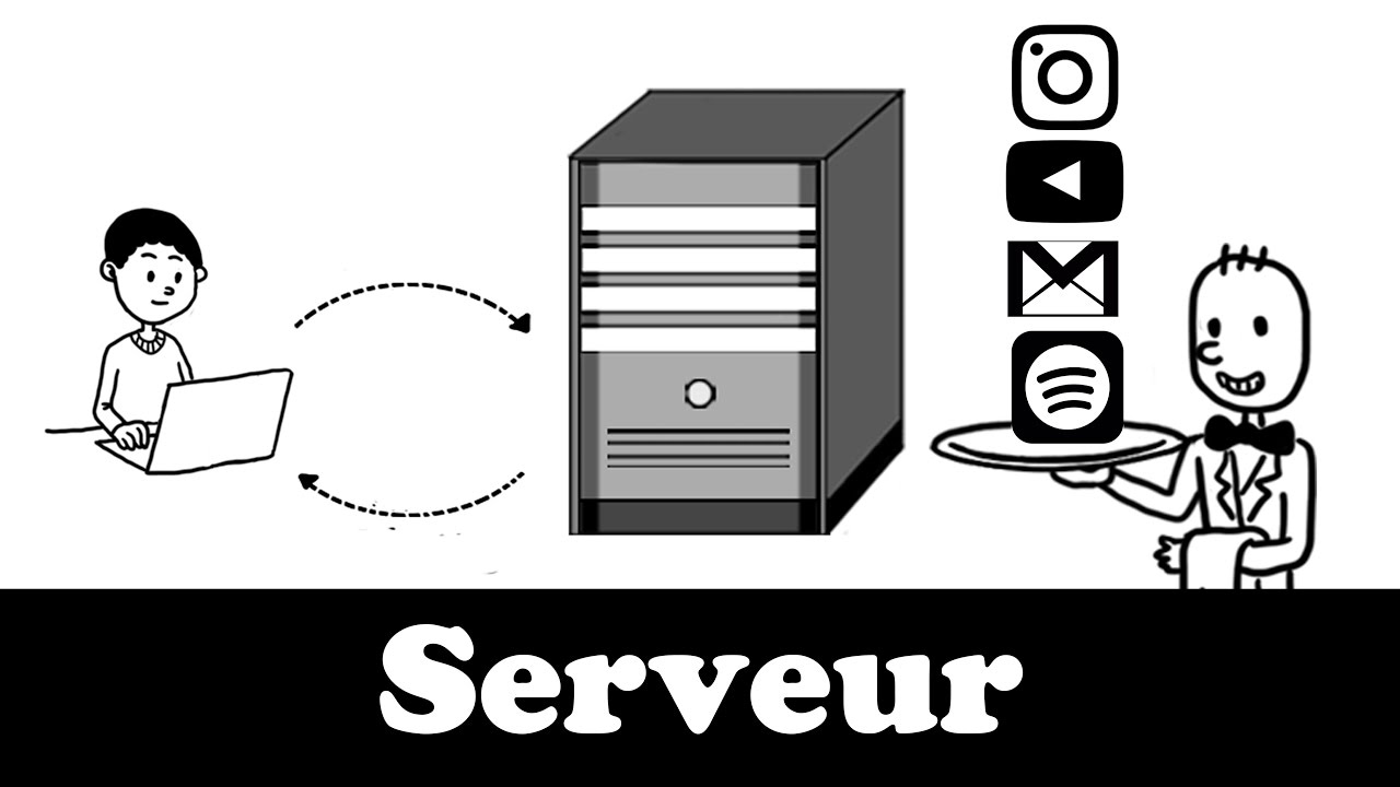 Le serveur  informatique  expliqu  en dessins  YouTube