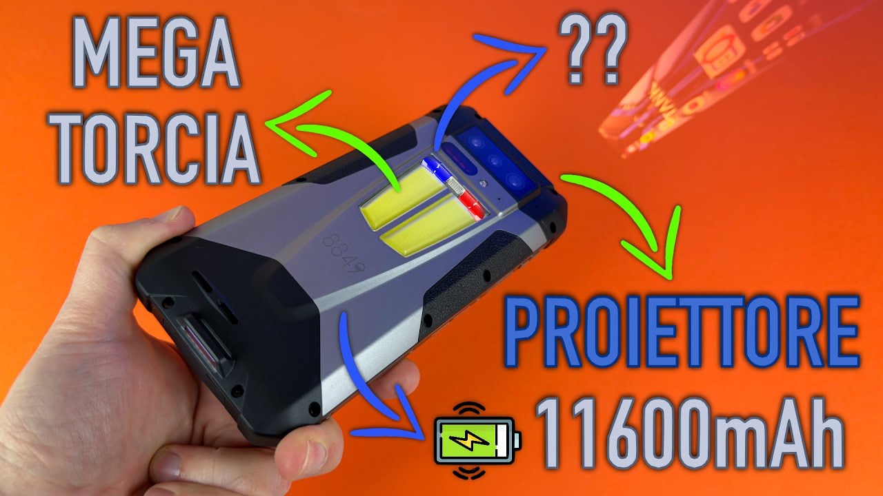 Il Rugged Phone che proietta, illumina e ALLERTA🚨 | RECENSIONE 8849 Tank 4