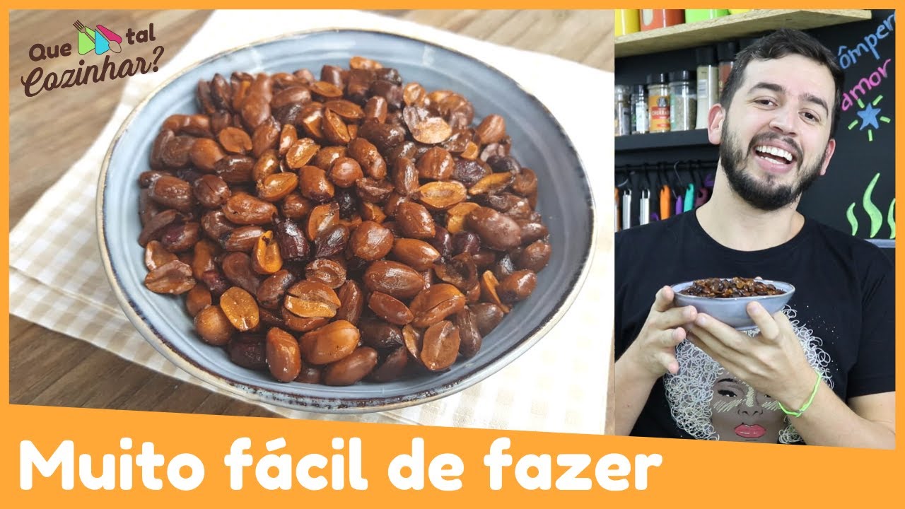 Como descascar e torrar amendoim na AIRFRYER - YouTube