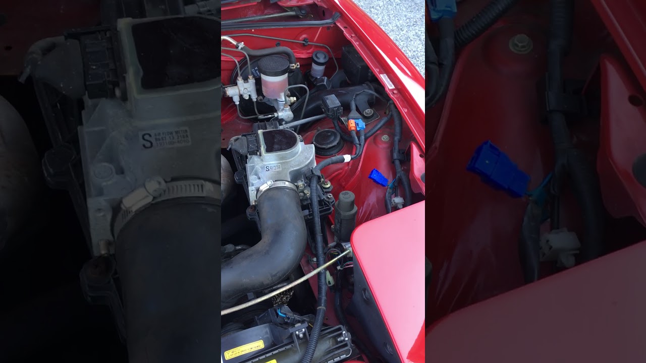 1993 Miata engine running. - YouTube