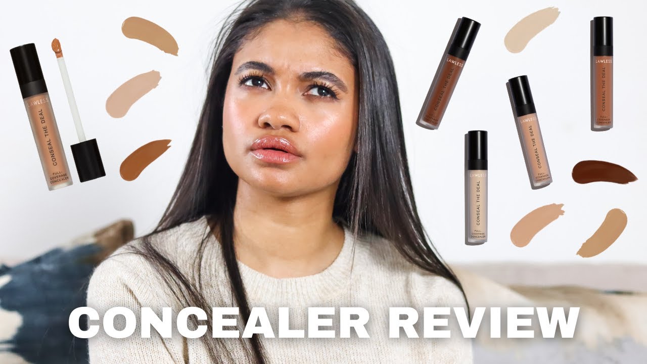 LAWLESS CONCEALER REVIEW // is the lawless full coverage concealer