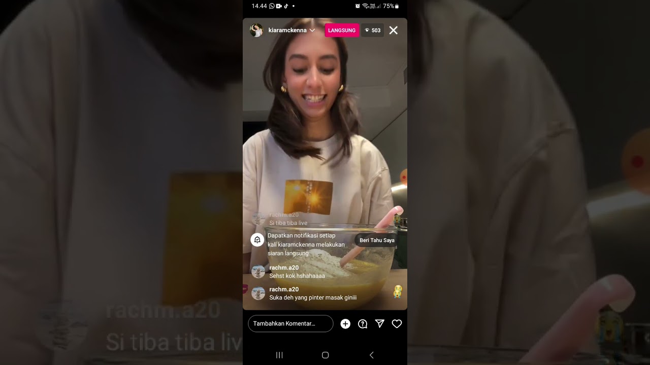 Live masak Kiara Mckenna 