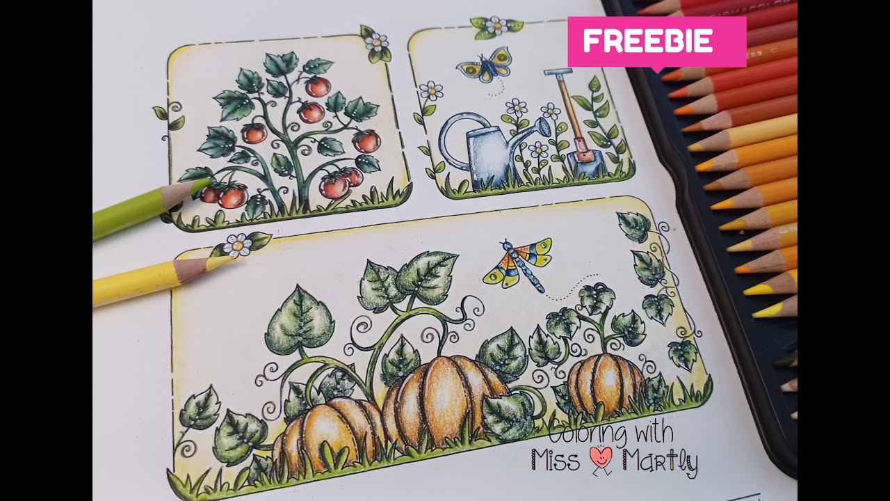 FREEBIE by GABI WOLF | Part 3 with Prismacolor colored pencil