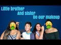 OUR LITTLE SISTER AND BROTHER DO OUR MAKEUP | TheRangelSisters