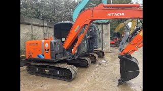 Used Hitachi ZX60 Mini Excavator With Hydraulic Thumb