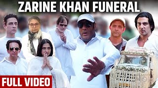 Zarine Khan Funeral Full Video Hrithik Roshan, Bobby Deol, Saba Azad, Shabana Attend Last Rites