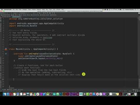 [Android 014] Creating a Calculator App: Writing Pseudo-code and Linking Elements in Android Studio
