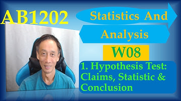 AB1202 W08: HypothesisTest - 01 - Claims, Test Statistic, and Conclusion
