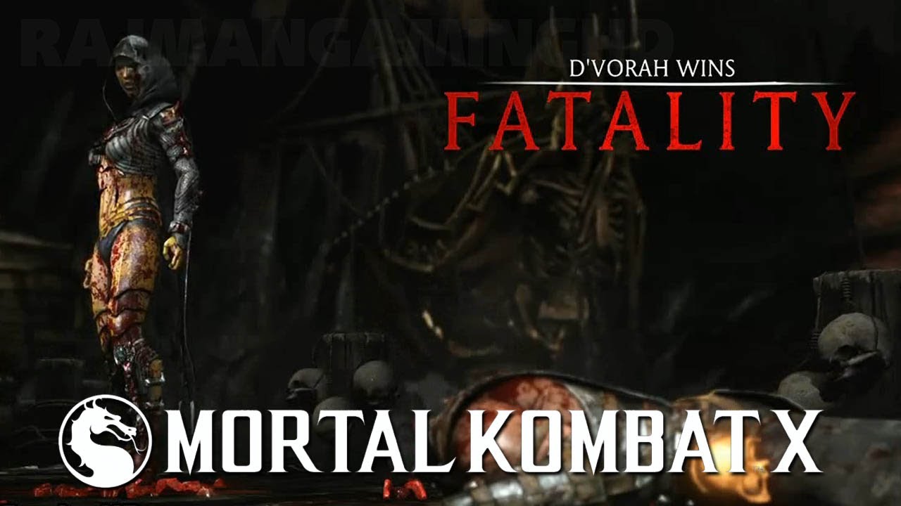 Mortal Kombat X - D'Vorah Fatality PS4 Gameplay HD 