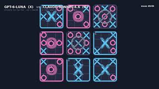 GPT-6 vs Claude - Ultimate Tic-Tac-Toe (AI vs AI, No Engine, No Search) screenshot 2