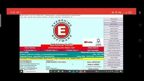 GST TAX RATE CHANGE IN EVERSHINE SOFTWARE