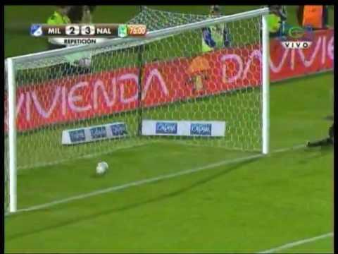 gol de J.fernando quintero atl nacional vs millonarios 18/02/2012