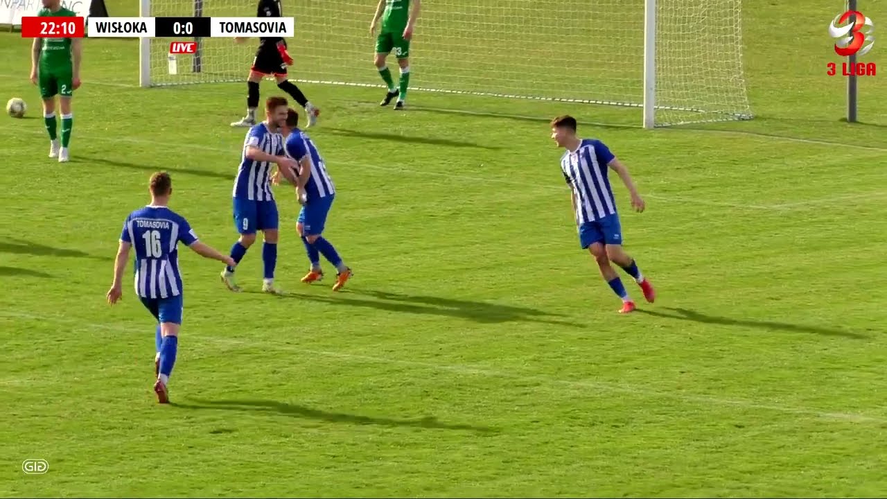 BRAMKI | Wisłoka Dębica - Tomasovia Tomaszów Lubelski | 13.04.2022