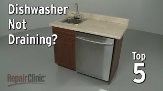 Dishwasher Not Draining — Dishwasher Troubleshooting