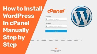 How To Install Wordpress In Cpanel Hosting