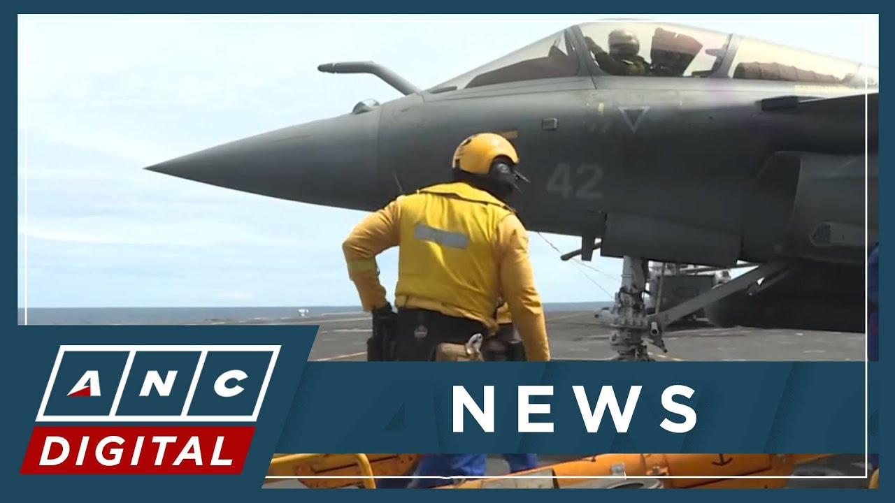 LOOK: French aircraft carrier Charles de Gaulle makes first stopover in ...
