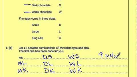AQA Unit 1 Foundation March 2011 Question 3