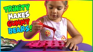 It's Sugar Make Your Own Gummy Bear Kit Review with Trinity