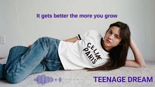 Teenage Dream (Keyboard Cover and Lyrics) - Olivia Rodrigo