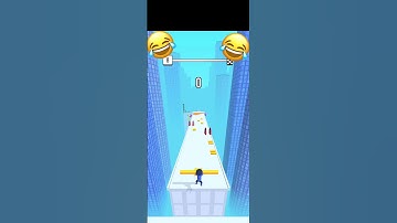 Roof Rails Game #shorts #trending #viral #gameplay #running #rails #walkthrough