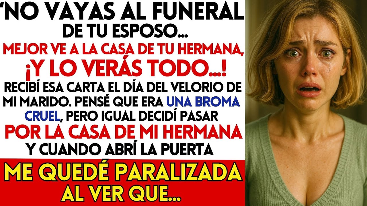 ¡NO VAYAS AL Funeral De TU ESPOSO mejor Ve a Casa De TU HERMANA y DESCUBRIRÁS La VERDAD...