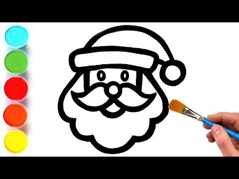 Santa Claus Christmas Compilation #2 Drawing, Painting and Coloring for Kids & Toddlers | Kids Songs