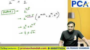 L8. Basics of Indices (Part 3 ) | CA & CMA Foundation |  @pcapune