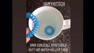 Thanks to instagram.com/mommydoesntlie for the tip on how get coils
back normal using hot water!