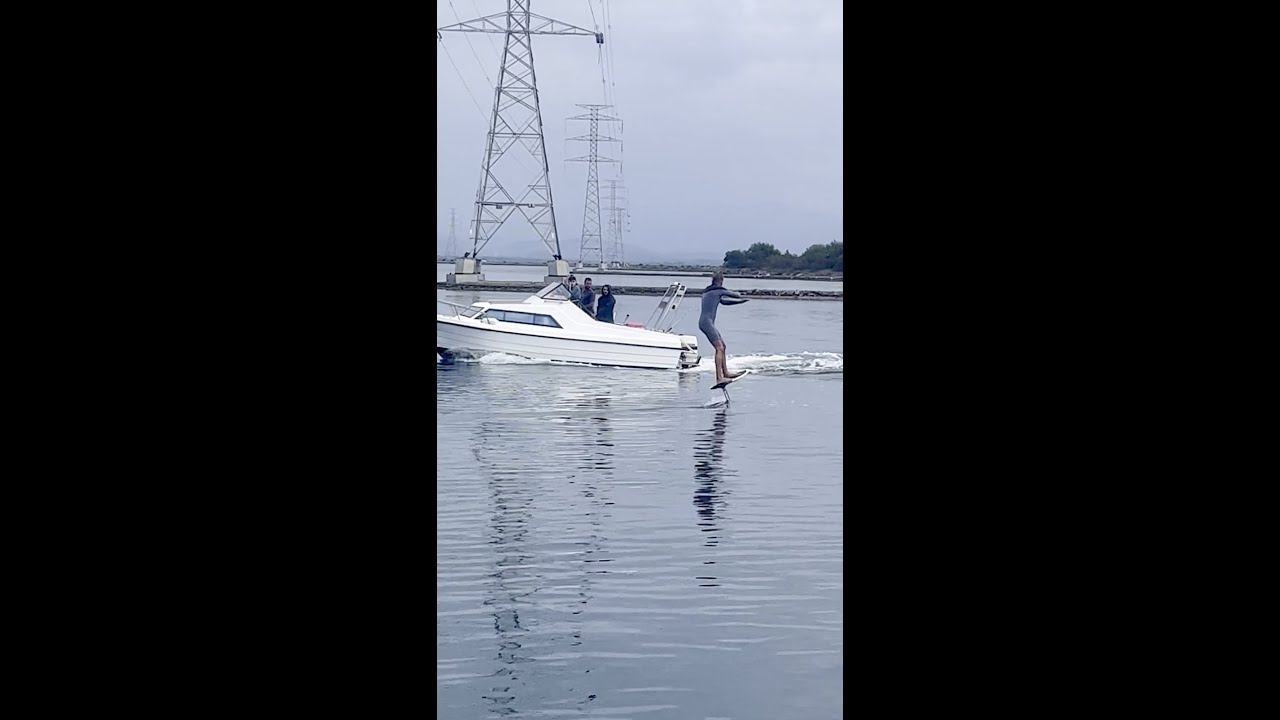 Surfing The Wave Of A Random Boat