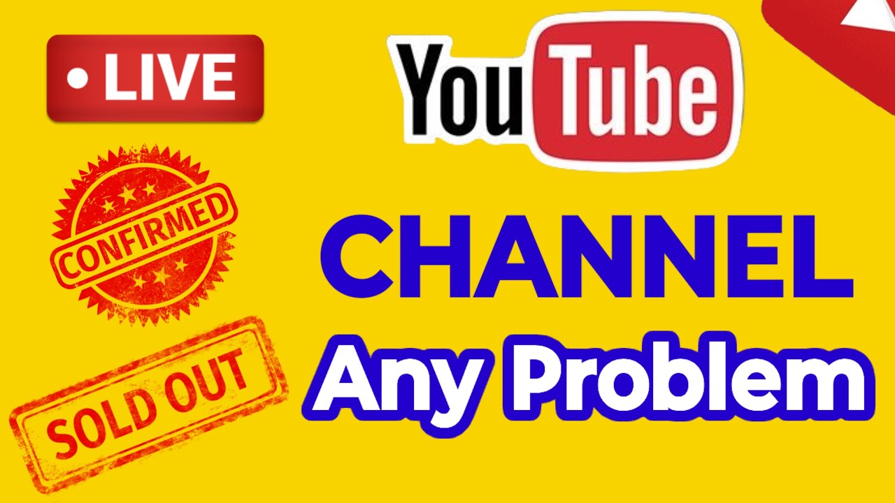 YouTube Problem Any Problem Solved | Live problem solution - YouTube