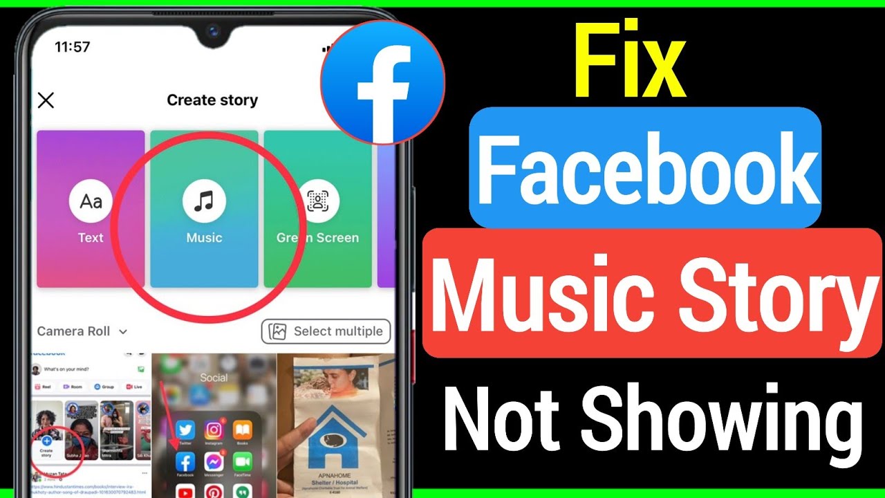How to Fix Facebook Music Story Not Showing Problem Solved Facebook