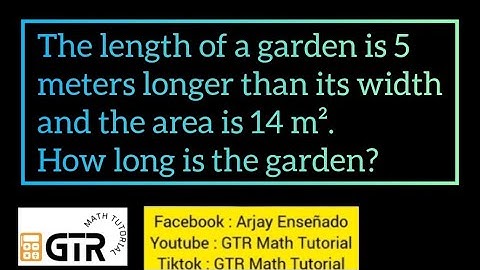 Word Problem that Involves Quadratic Equation | Grade 9 Math