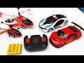UNBOXING RC MUSIC POLICE CAR'S | RC 1:24 Car's | RC helicopter | RC RECHABULE 1:34 CCCAR'S