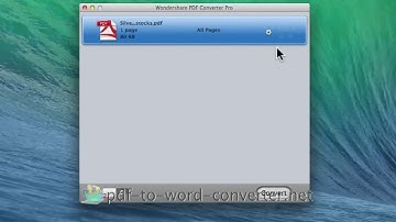 [Mac PDF to XLS Converter]: How to Convert PDF to XLS Excel Files on Mac OS X