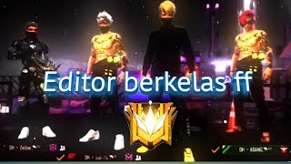 EDITOR BERKELAS FF!!WOY MAU TANYA WOY KAYA APA RASANYA PAKAI SOTGAN KAYU HHHHH😂 JANGAN BAPER YA WEE