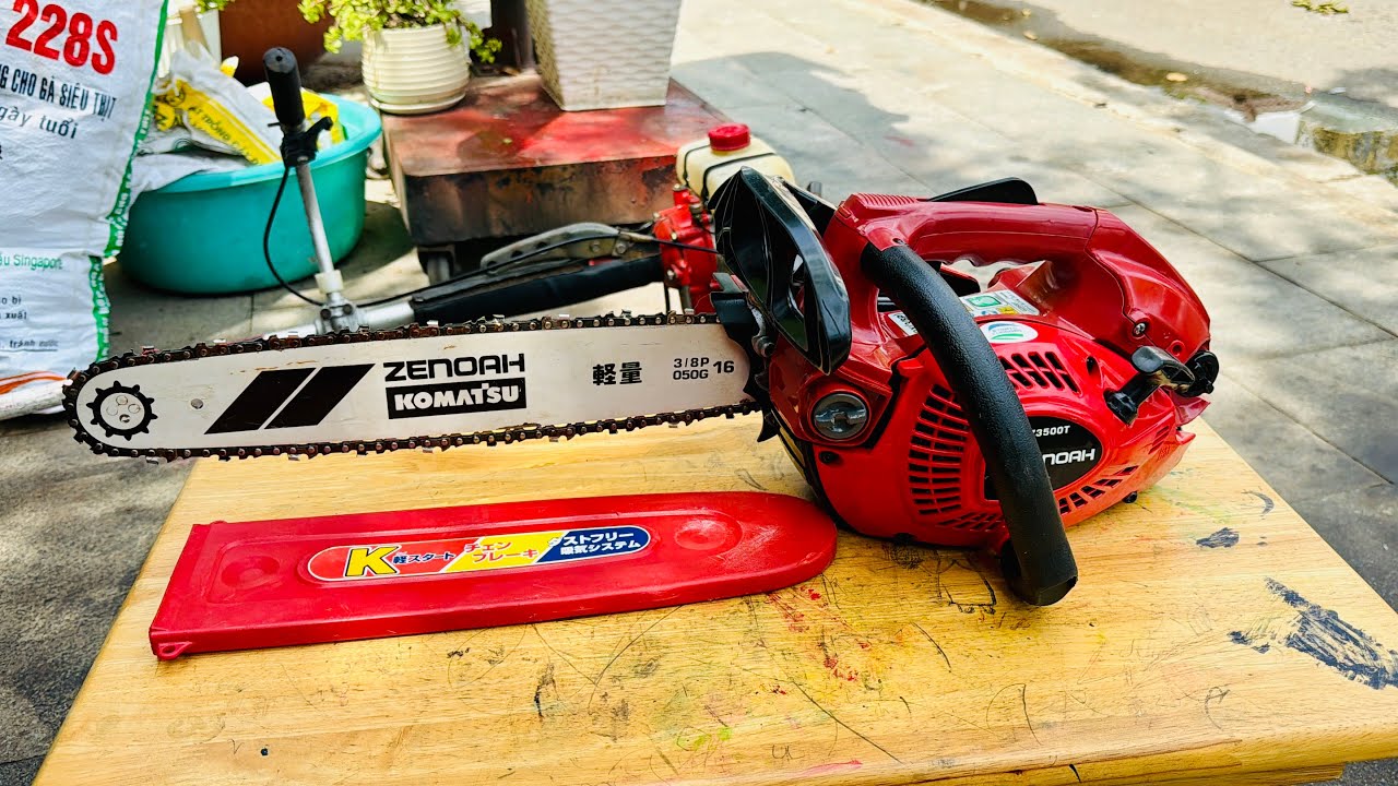 Zenoah Komatsu GZ3500T top-handle chainsaw, super VIP, no box