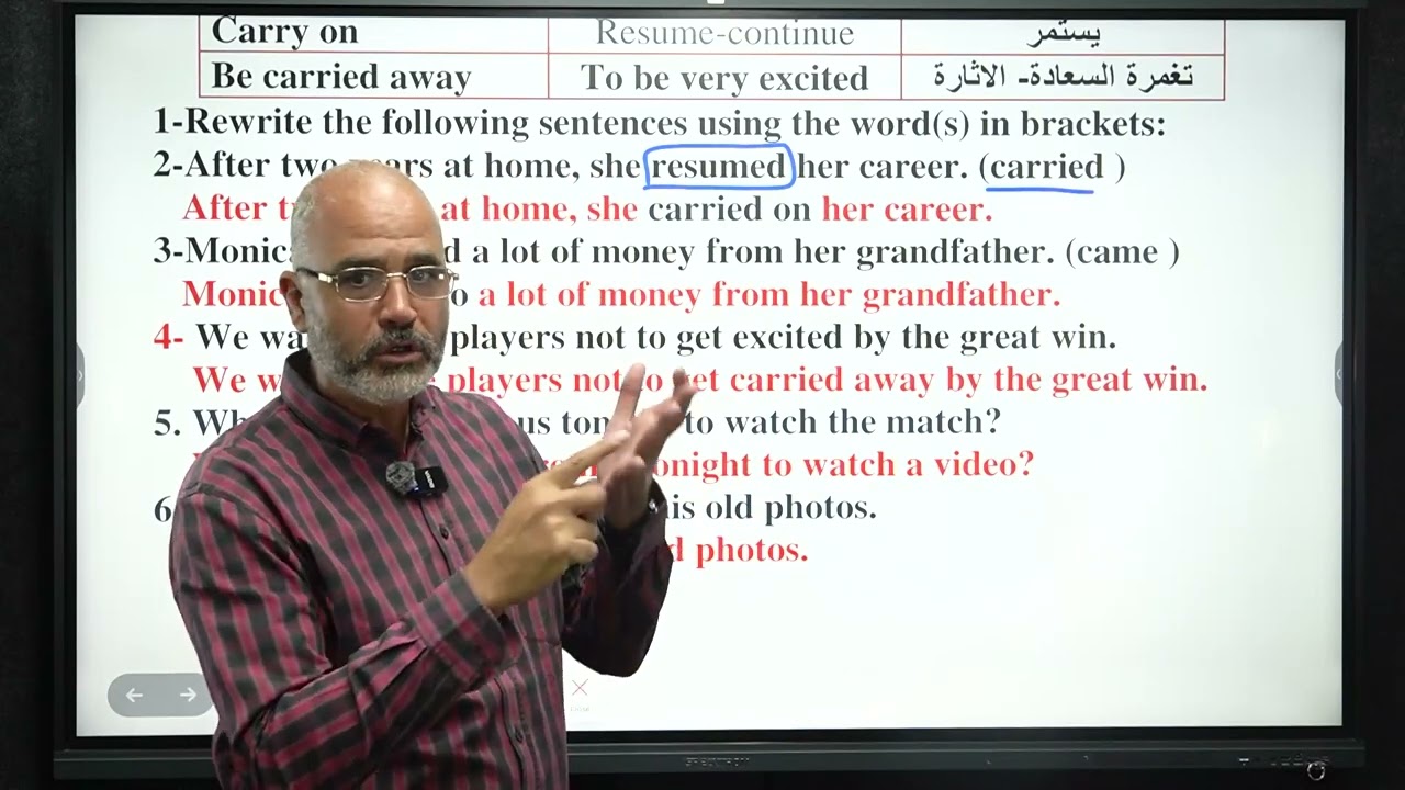 Upstream unit 2 Vocabulary First Sec  A  Level