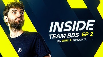 Cinkrof BEATING G2 without using his EYES?! - "Inside Team BDS" Ep. 2 - #LEC Week 2