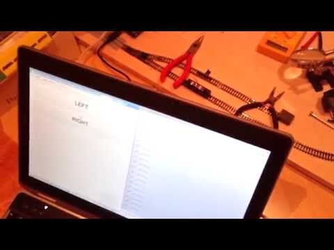 Model train controlled by NodeJs REST service