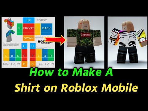 How to Make A Shirt on Roblox Mobile [ Android/iOS ] | MAKE SHIRTS ON ...