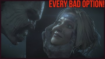 The Worst Ending Possible! | Selecting Every Bad Option In Until Dawn Part 5